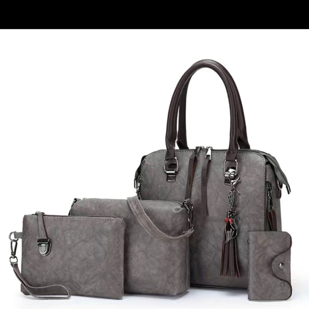 Retro Fashion Handbags Set of 4